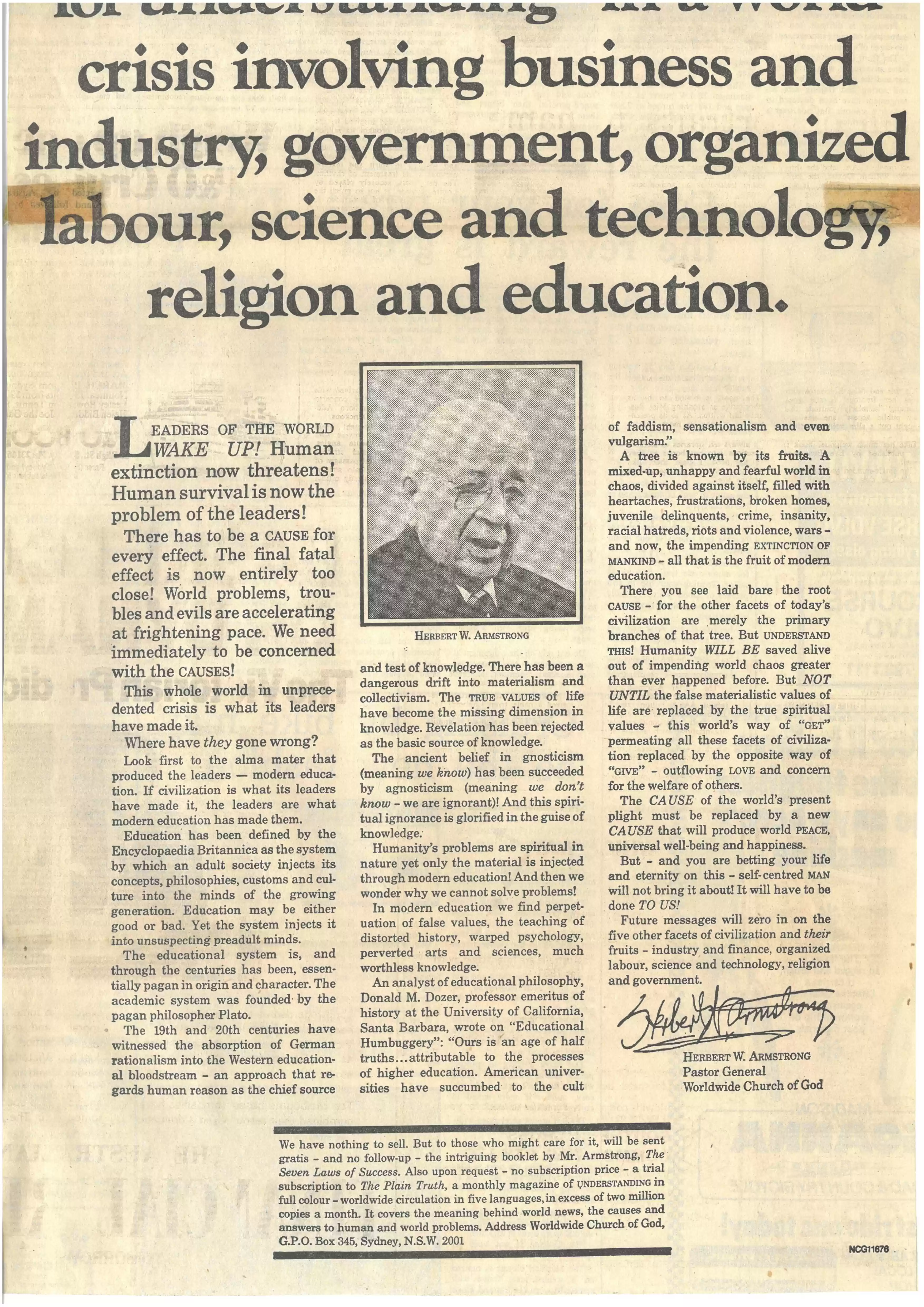 A Voice Cries Out, 2Feb1981b